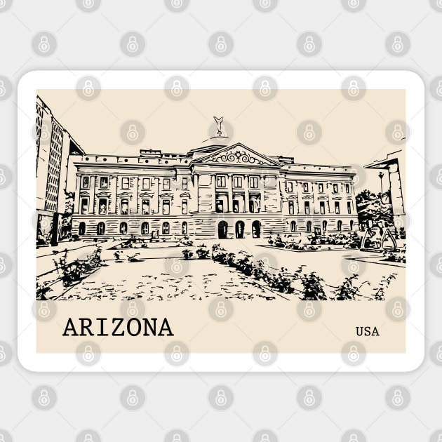 Arizona State USA Sticker by Lakeric